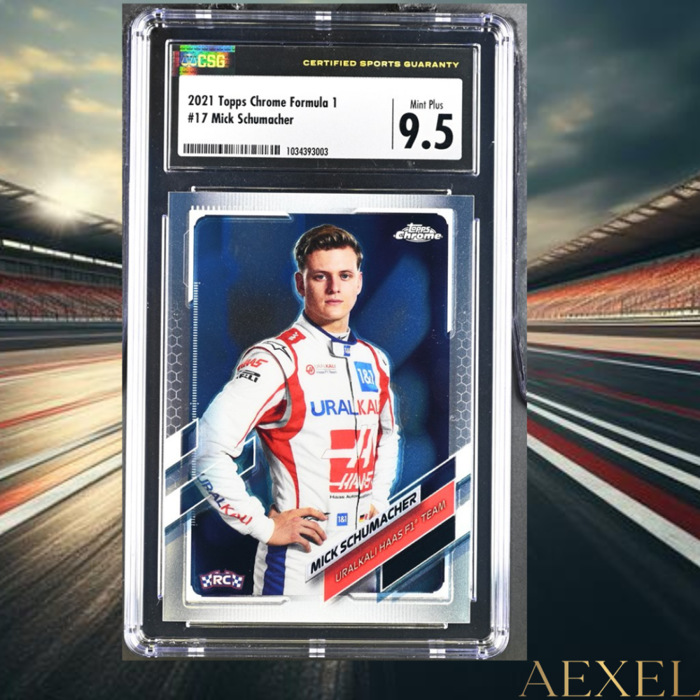 Mick Schumacher Topps chrome F1 2021 Rookie Card CGC 9.5 #17
