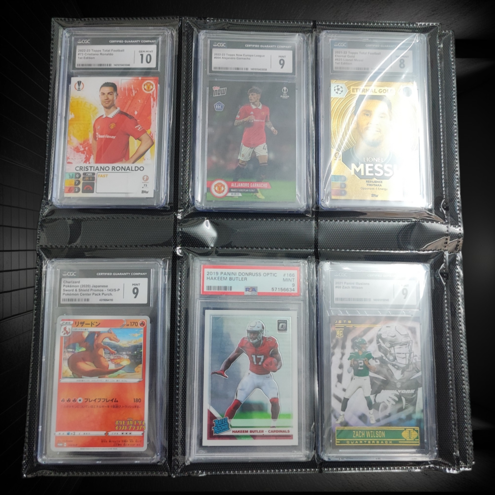 Aexel PSA/CGC/Beckett Slab Binder ( Stores 48 Slabs ) Black Color Prototype A