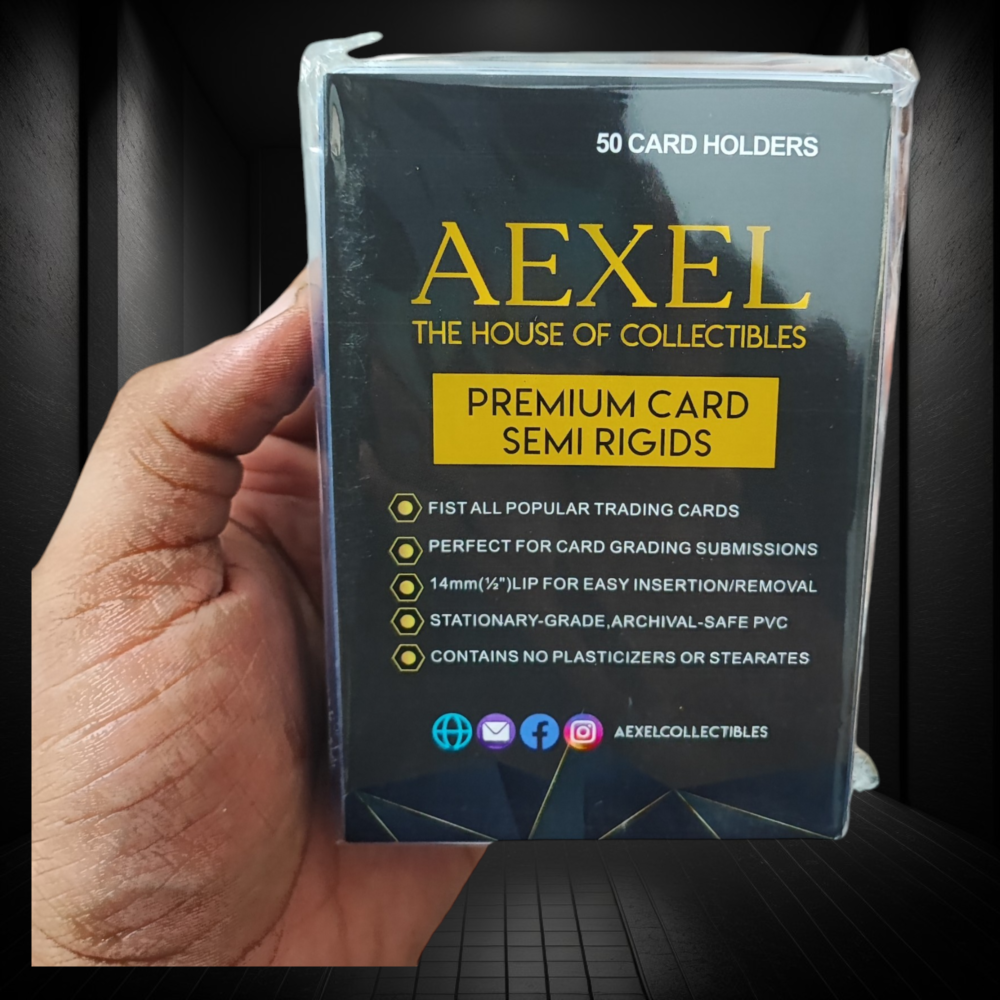 Aexel Premium Semi Rigids Card Saver (50 Pcs Pack)