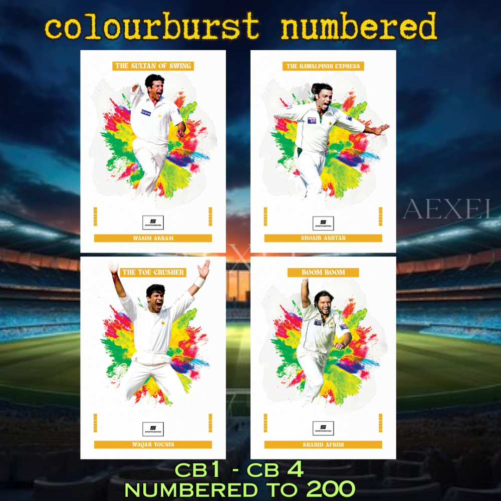 2024 Sportsnection Legends of Cricket : Series 1 |  Pakistan Cricket Legends HOBBY BOX