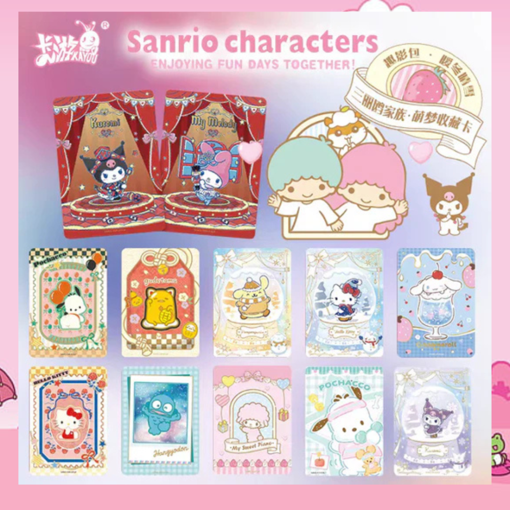 Kayou Sanrio Characters Wave 4 Tier 2 Sealed Booster Box Kuromi Melody Hello Kitty CCG Cards