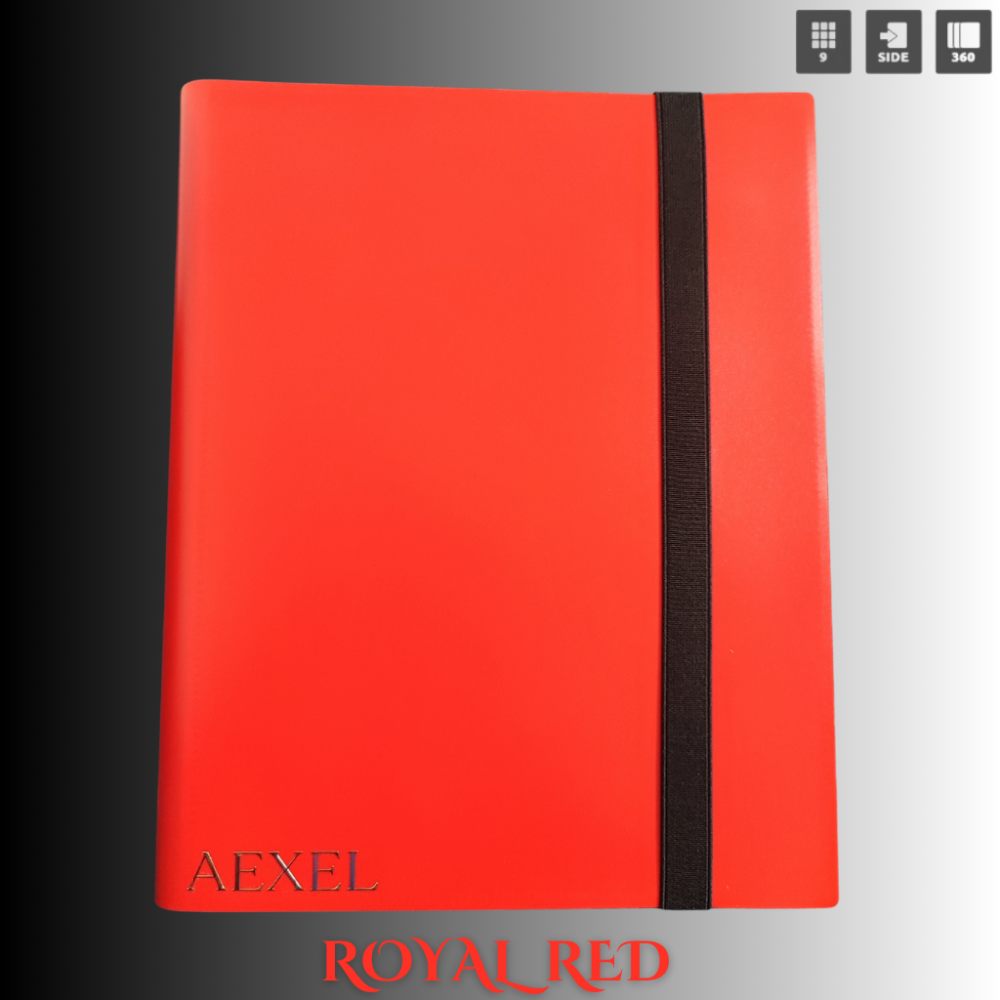 Aexel Premium Binder with Strap PP 360 Cards Capacity