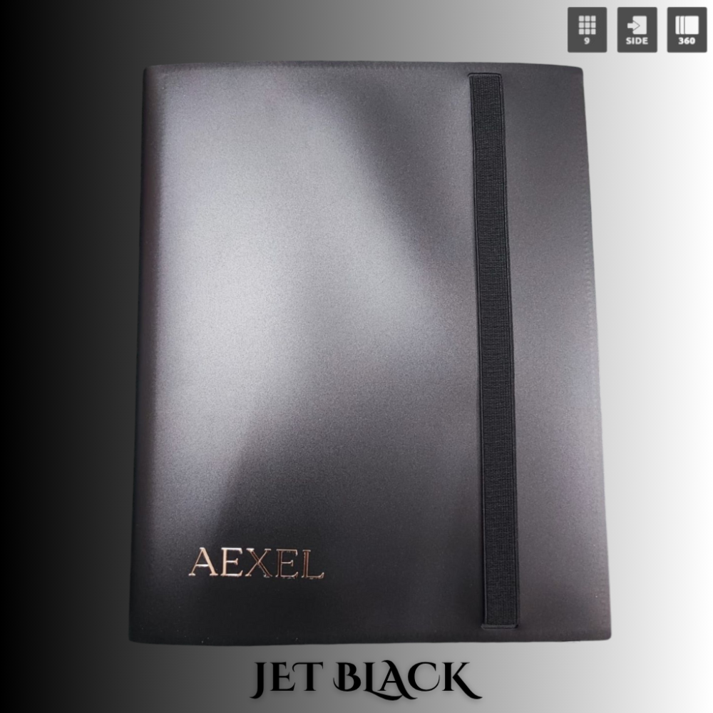 Aexel Premium Binder with Strap PP 360 Cards Capacity