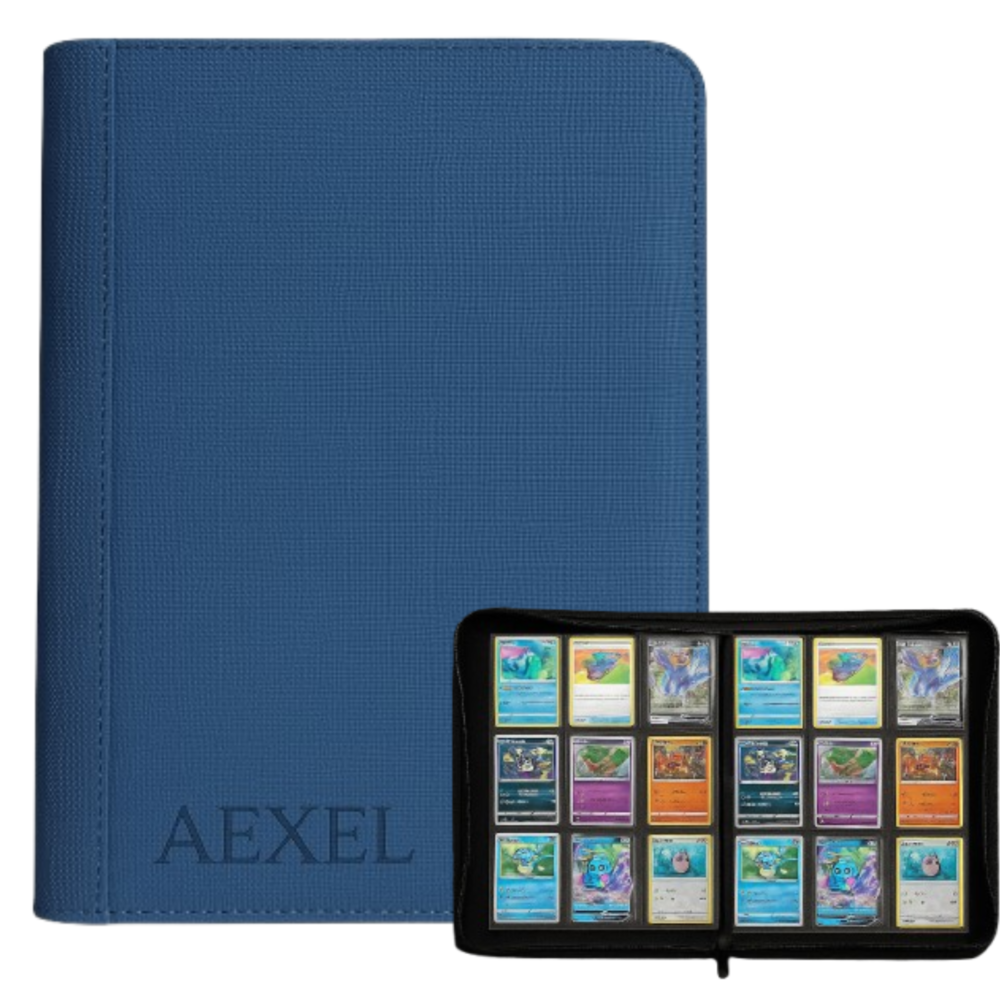AX Premium Trading Card 9枚セット Aexel Premium 9 Pocket Zipper Card Binder 360 Card Storage