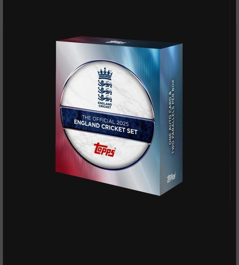 TOPPS ECB CRICKET 2025 HOBBY BOX ENGLAND TEAM SET