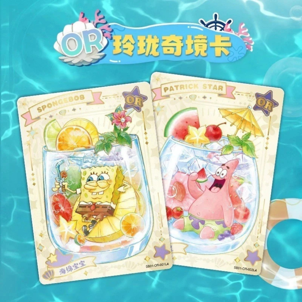 Kayou SpongeBob 25th Anniversary Wave 1 Tier 4 Purple Factory Sealed Hobby Box – Limited Edition (18 packs of 5 cards)