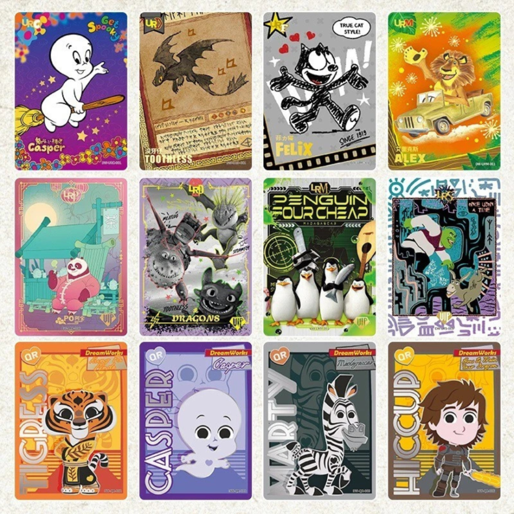 Kayou DreamWorks Anime Collection 30th Anniversary Wave 1 Tier 4 Hobby Box – 18 Sealed Packs (90 Cards) Trading Card TCG