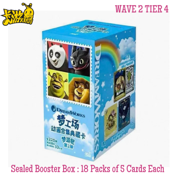 Kayou DreamWorks Anime Collection Wave 2 Tier 4 Hobby Box – 18 Sealed Packs Dreamy Bag