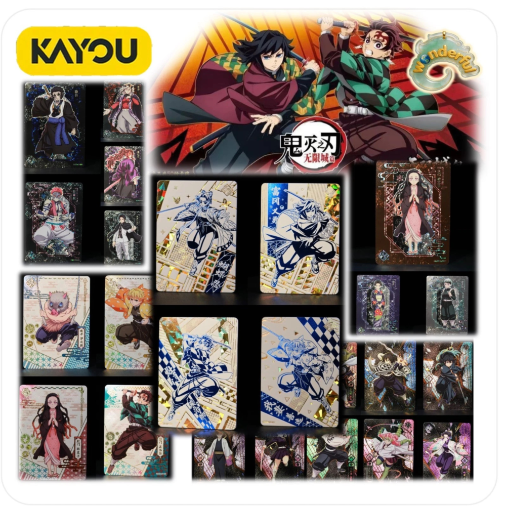 Kayou Demon Slayer Wave 1 Tier 4 Booster Box 2026 Chinese Infinity Castle Arc Trading Cards (10 Packs | 3 Cards Per Pack)