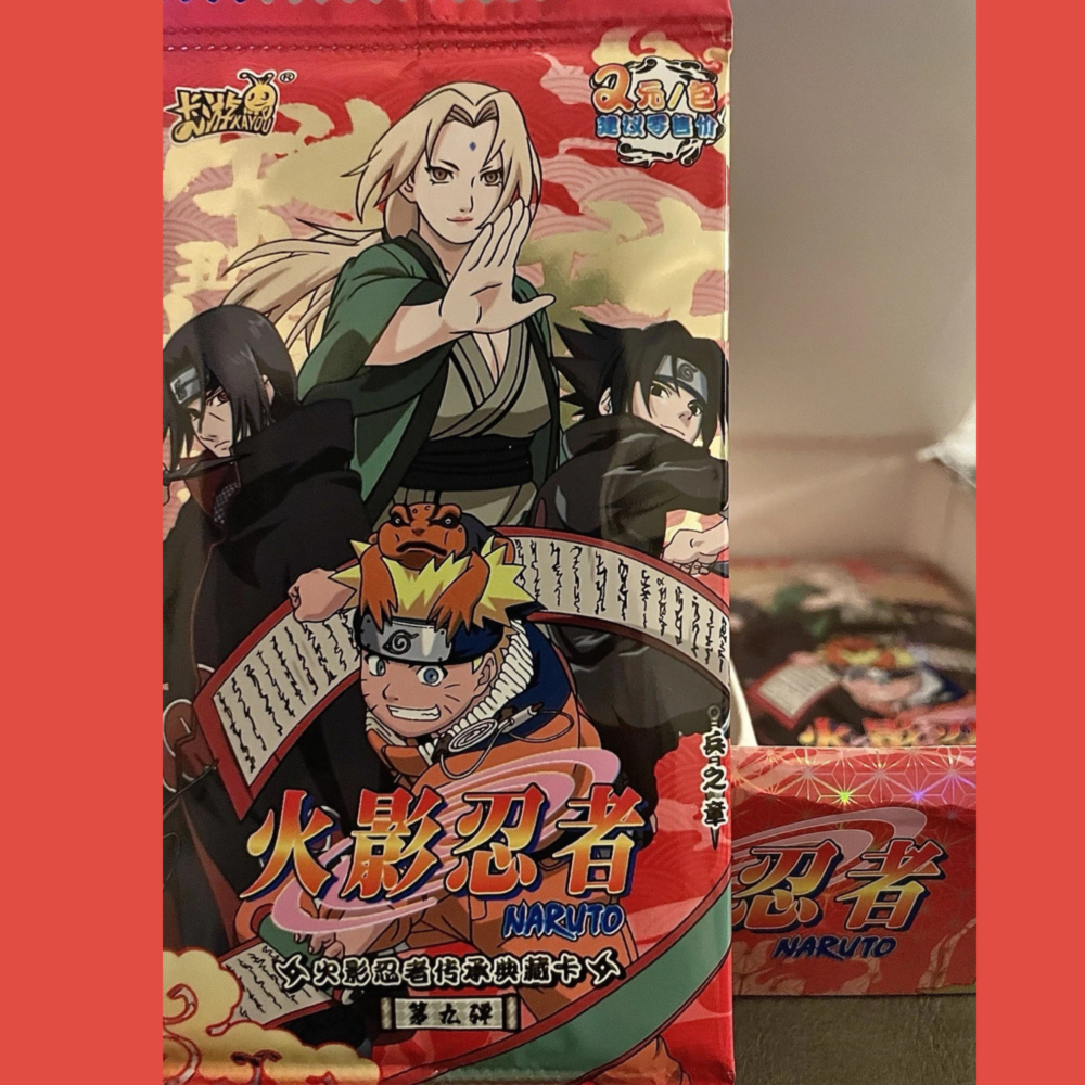 Kayou Naruto Wave 9 Tier 2 Booster Box 2026 Chinese Sealed Anime Trading Cards (30 Packs | 4 Cards Each)