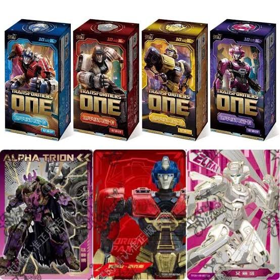 KAYOU TRANSFORMERS ONE 10 PACKS OF 5 cards each .Random box any color .
