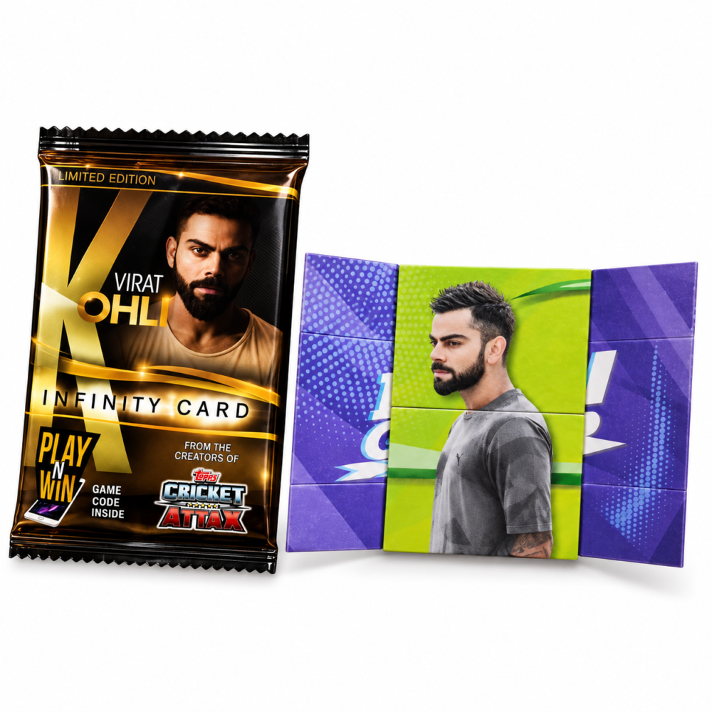 Topps Virat Kohli Infinity Card 2019 Sealed Display Box – 120 Packs