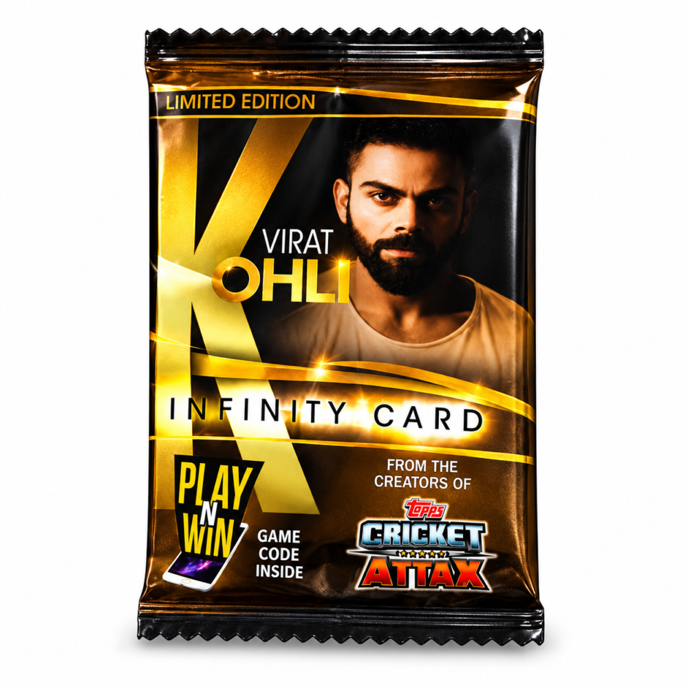 Topps Virat Kohli Infinity Card 2019 Sealed Display Box – 120 Packs