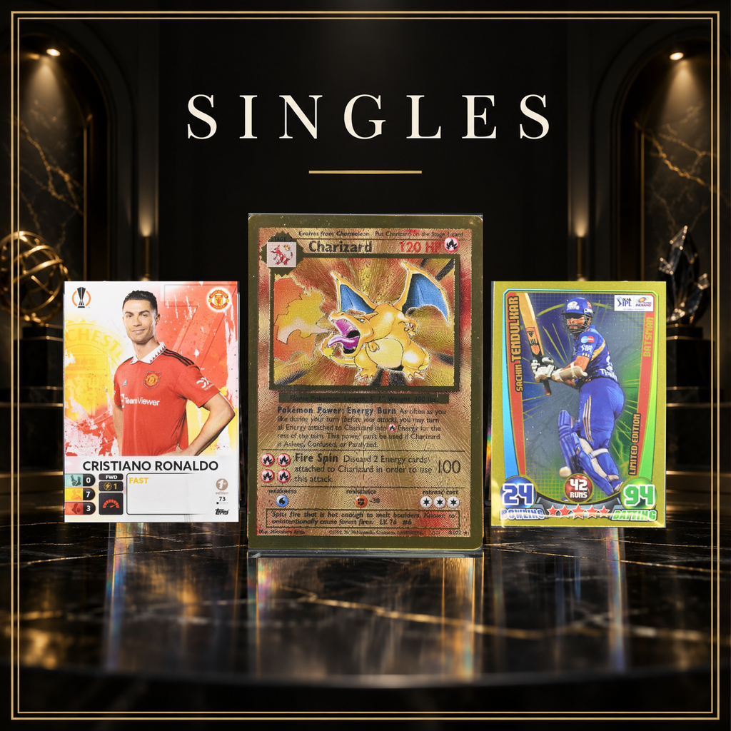 Single collectible trading cards at AEXEL