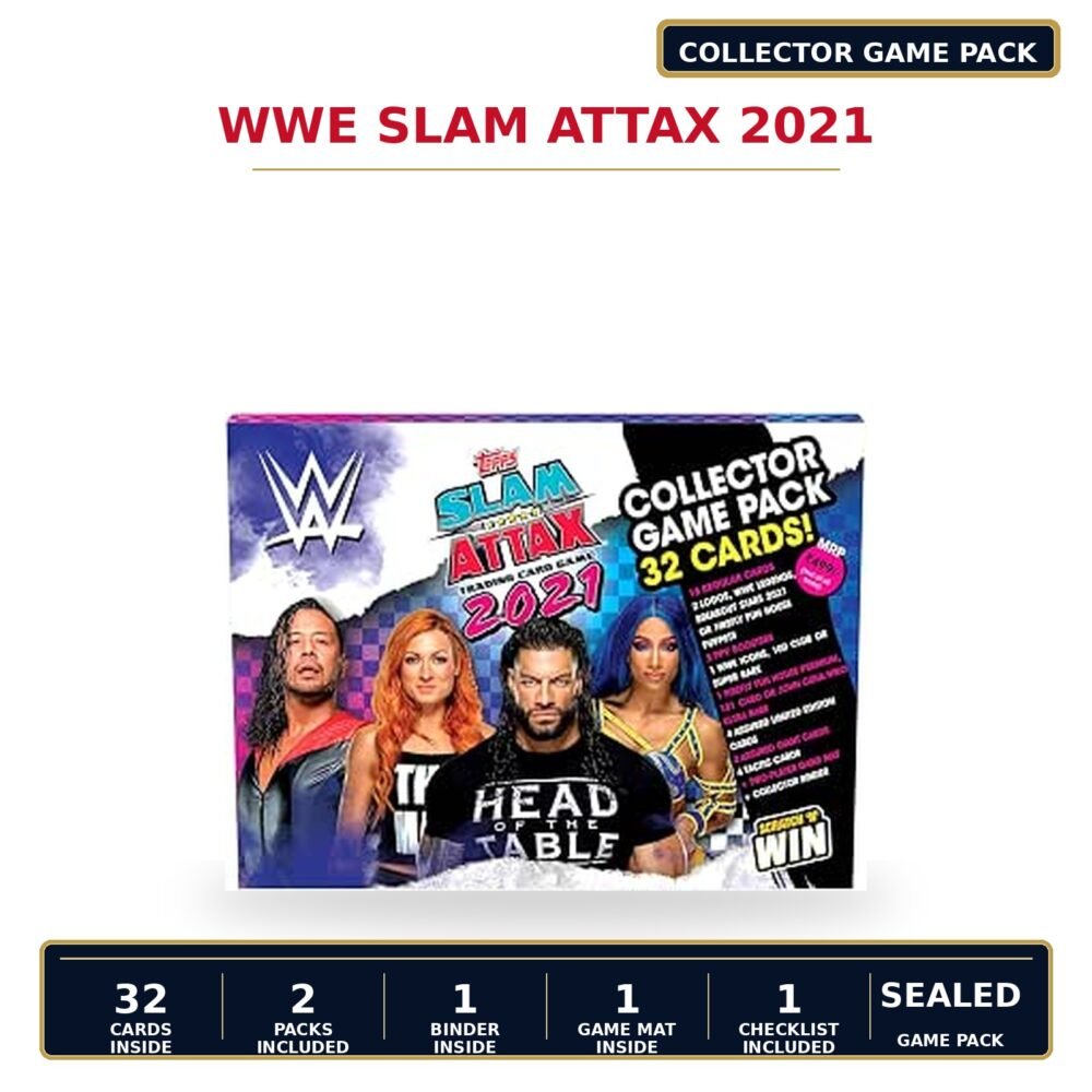 WWE Slam Attax 2021 Collector Game Pack sealed trading card product