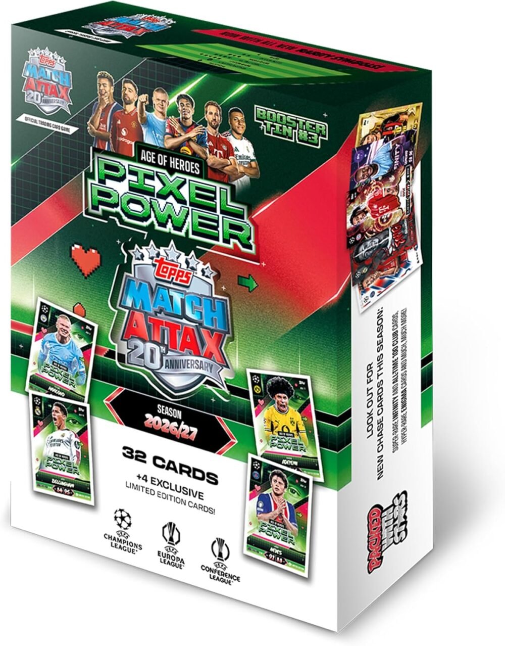 Topps Match Attax 2026/27 Pixel Power Booster Tin 3
