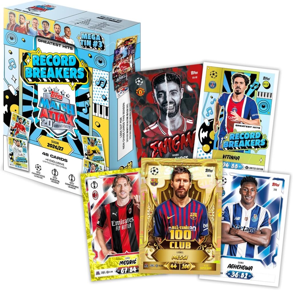 Topps Match Attax 2026/27 Record Breakers Mega Tin 3