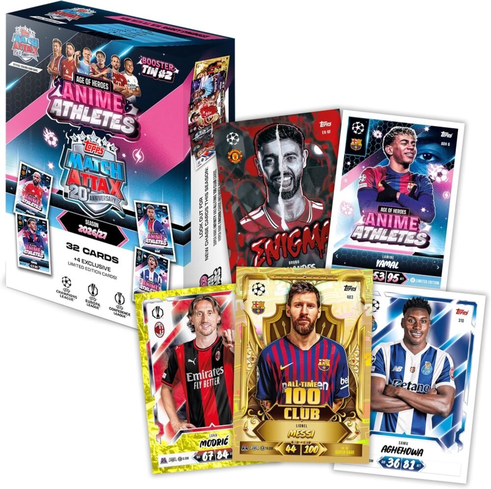 Topps Match Attax 2026/27 Anime Athletes Booster Tin 2