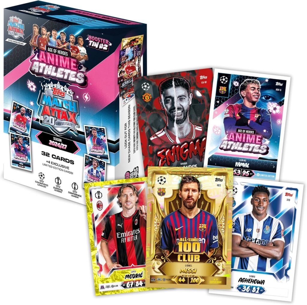 Topps Match Attax 2026/27 Anime Athletes Booster Tin 2