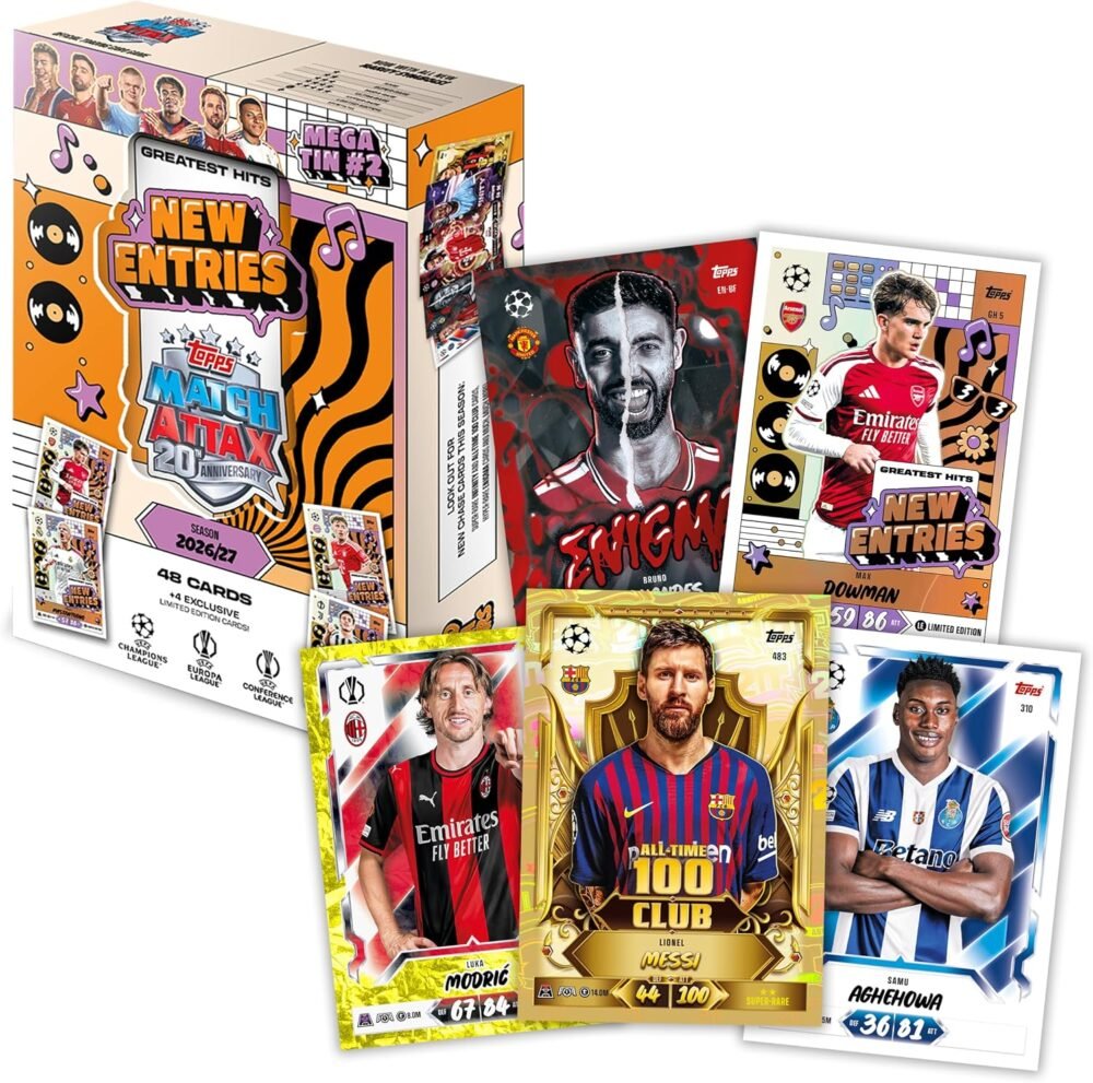 Topps Match Attax 2026/27 New Entries Mega Tin 2