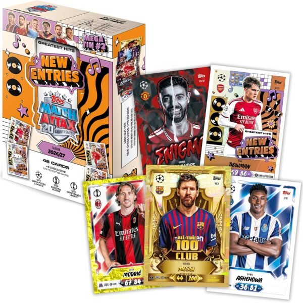 Topps Match Attax 2026/27 New Entries Mega Tin 2