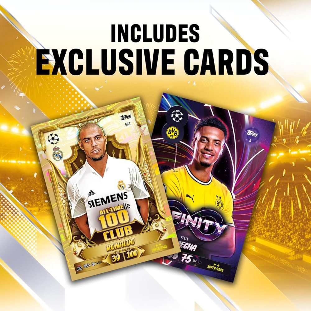 Topps UEFA Match Attax 2026/27 Full Box – 36 Packs (288 Cards + Guaranteed Hero Pack)