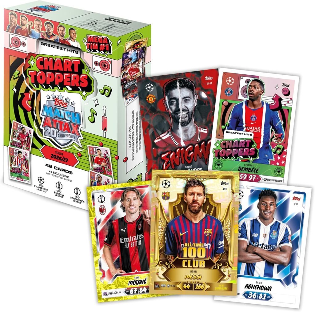 Topps Match Attax 2026/27 Chart Toppers Mega Tin 1