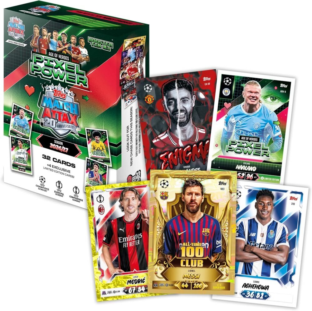 Topps Match Attax 2026/27 Pixel Power Booster Tin 3