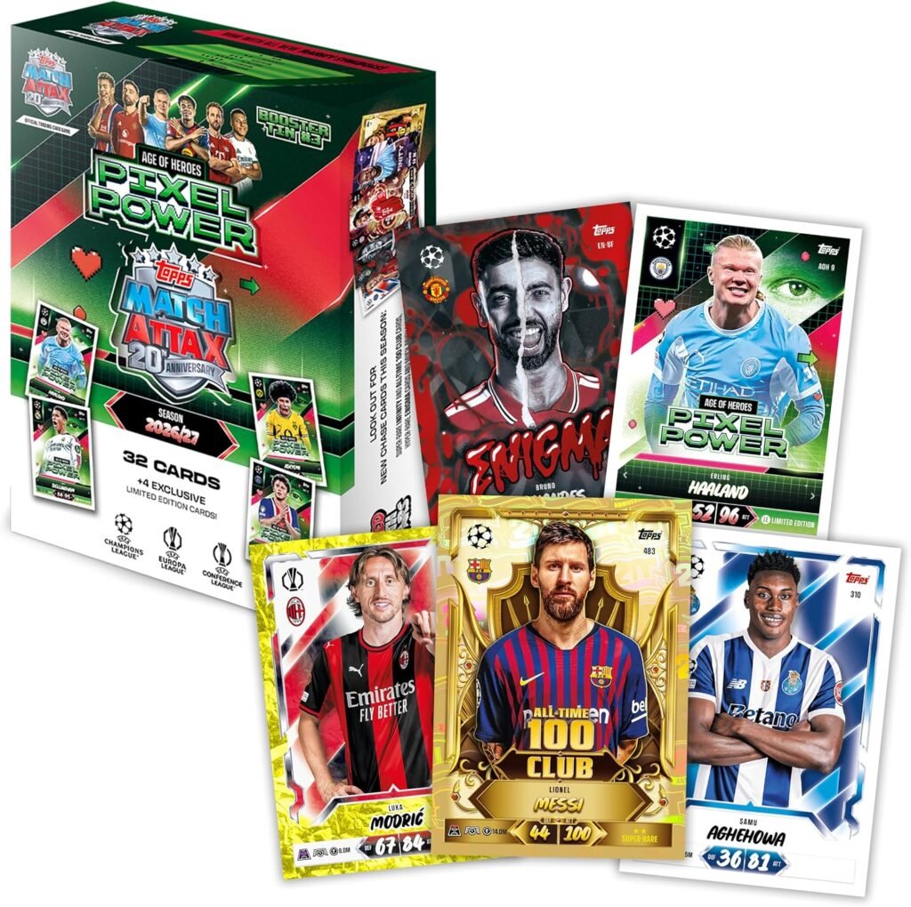 Topps Match Attax 2026/27 Pixel Power Booster Tin 3