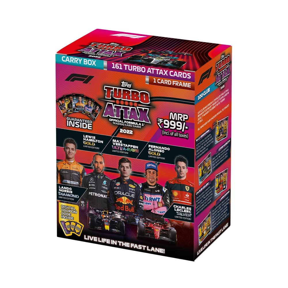 Topps F1 Turbo Attax 2022 Carry Box