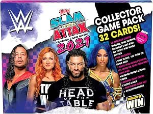 Topps WWE Slam Attax 2021 Collector Game Pack - 32 Cards + Binder